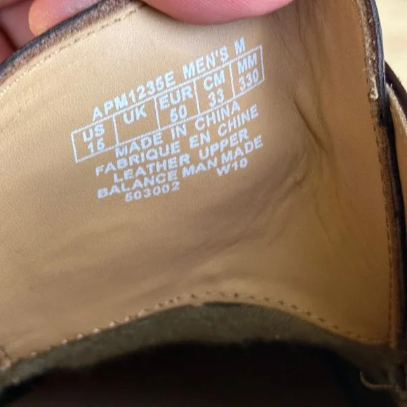 Rockport Men's Derby Split Toe Dress Shoes Model APM1235E Brown‎ Size 15M - Picture 3 of 10